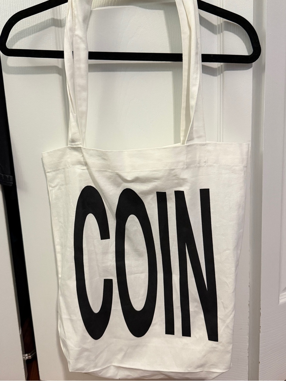 COIN White Tote Bag
